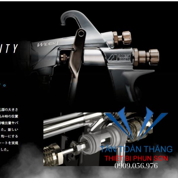 Công Dụng Của Súng Phun Sơn Anest Iwata Wider1